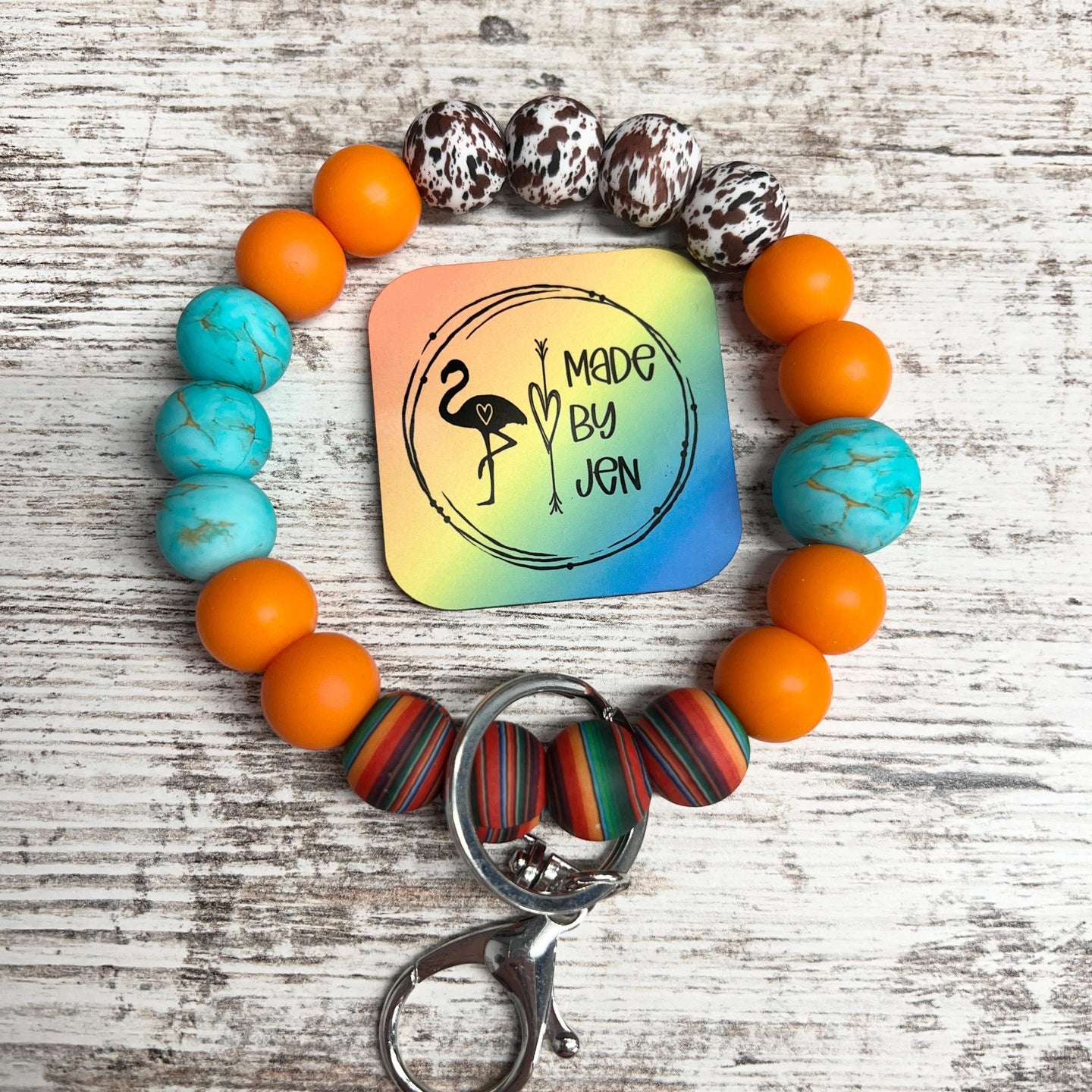 Turquoise Stone Western Wristlet